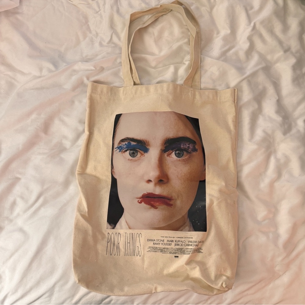 poor things / emma stone canvas tote bag